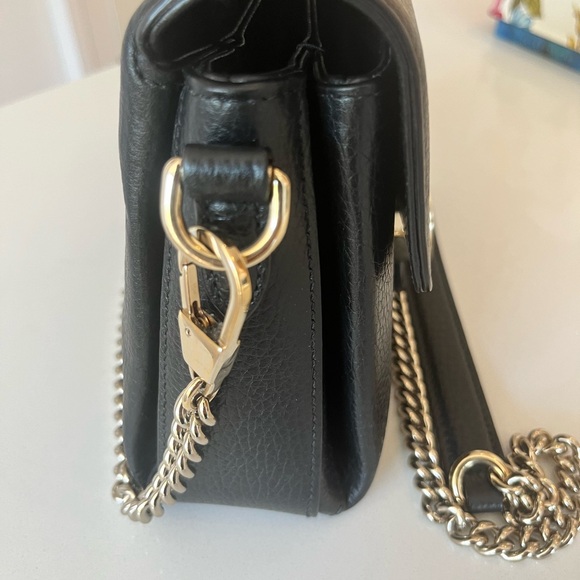 Interlocking GG Top Handle Shoulder Bag Black - Picture 6 of 6